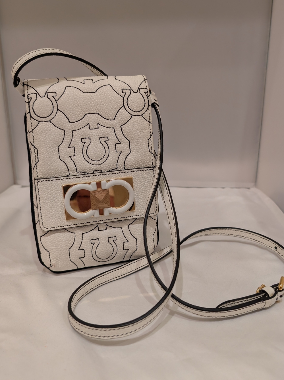 Ferragamo Leather Crossbody Bag
